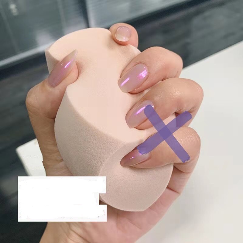 Big Size Makeup Puff Sponge Soft Smooth Wet and Dry Foundation Concealer Cosmetic Three-cut Hydrophilic Powder Puff 1PC