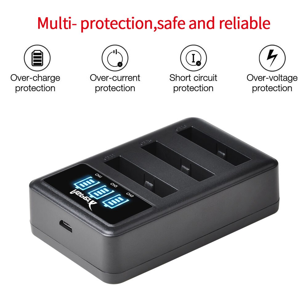 Batterie NB-6L NB 6L NB-6LH 6LH 6 LH, avec chargeur double USB pour Canon IXUS 310 SX240 SX275 SX280 SX510 SX500 HS SX500HS, 4 pièces