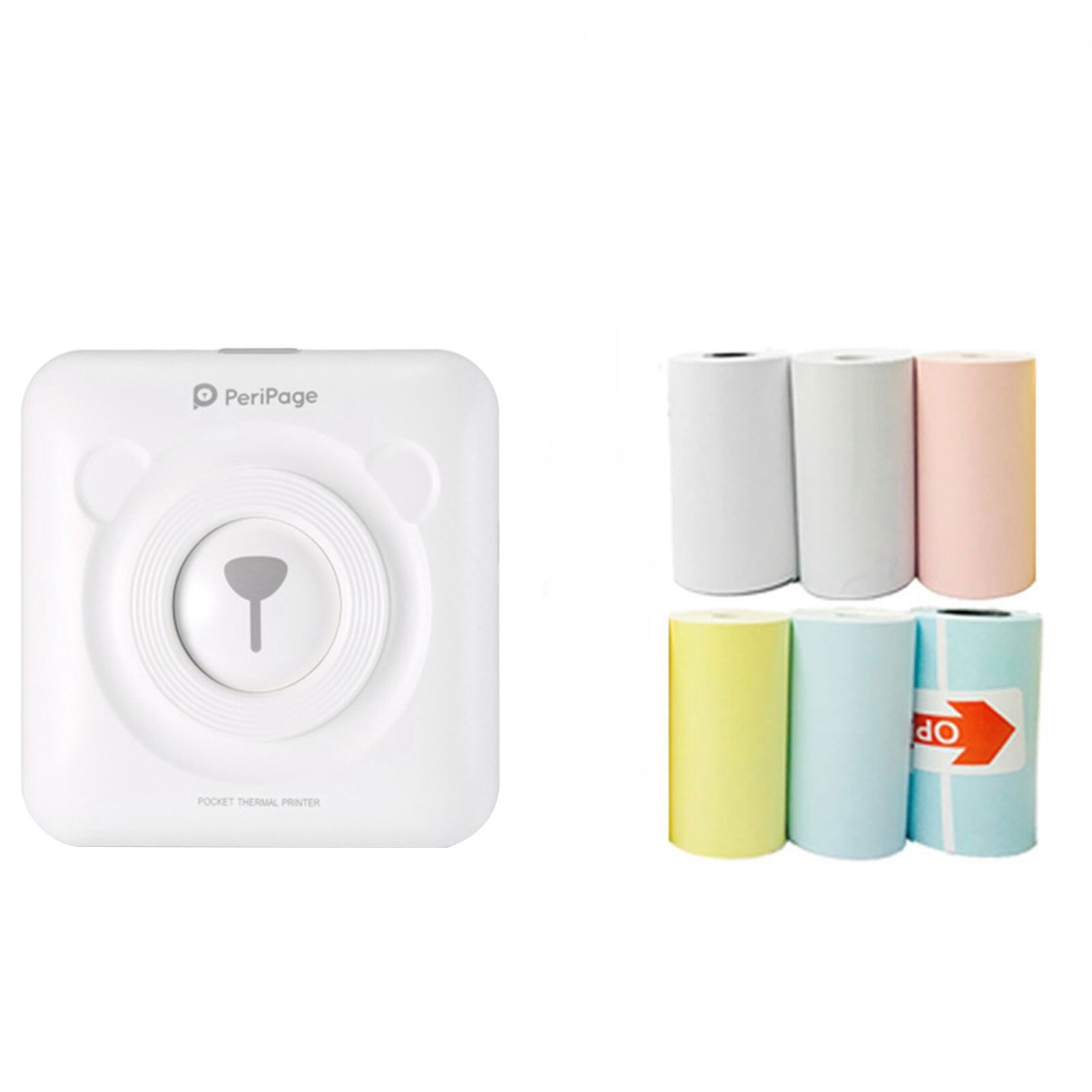 Mini imprimante thermique Portable Photo poche imprimante Photo 58 Mm impression sans fil Bluetooth imprimantes Offre Spéciale: WH