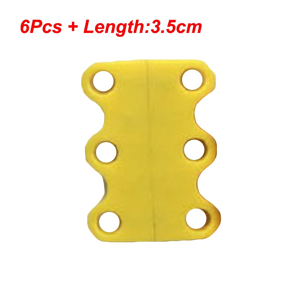 Lacets magnétiques 6 couleurs, 1 paire, pour chaussures, fermeture paresseuse: yellow S