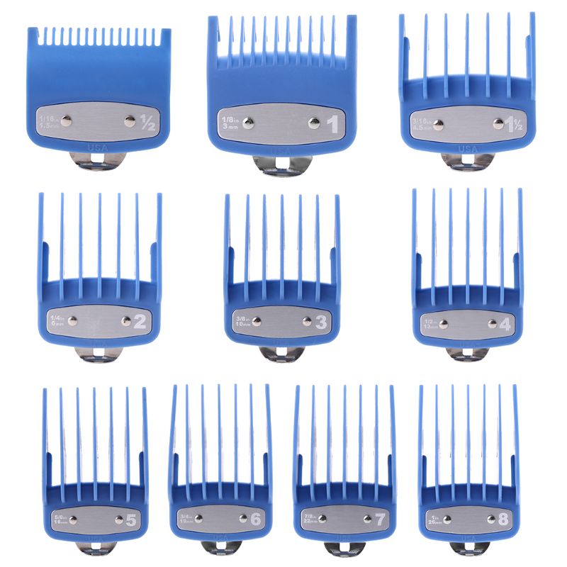 1PC/2PCS Cutting Guide Comb Hair Clipper Limit Comb with Metal Clip Q0KD