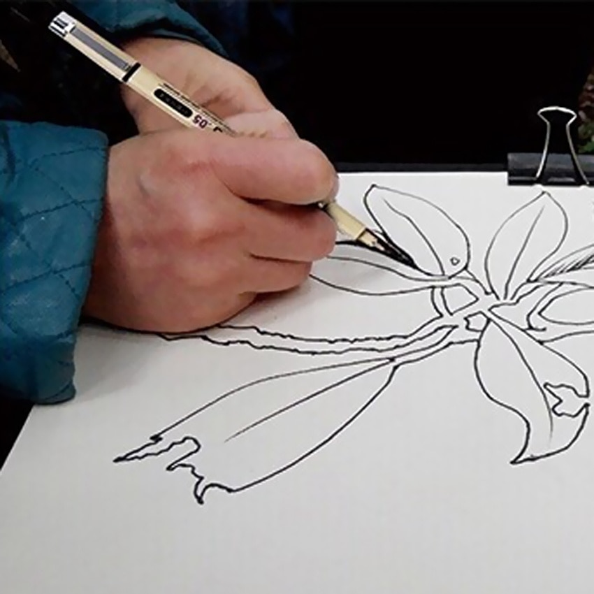 1 PC The Best Black Technical Graphic Fine Line Drawing Pen Sketch Ink Marker Pens 0.05-0.8mm For Hook Line Painting Pen