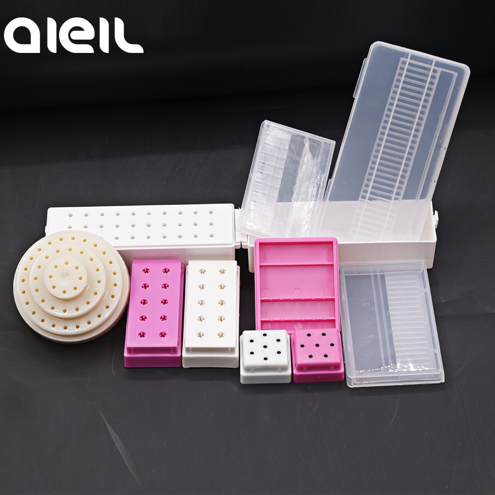 Stand Display Container Houder Nail Boor Opbergdoos Voor Nail Boor Houder Frees Voor Manicure Tool Accessoires