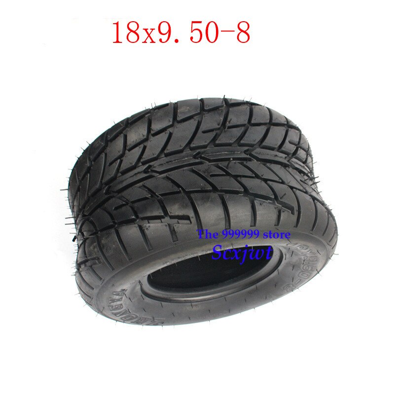 Lotto Di 2 Pneumatici Quad SUN-F SF-A-021 18x9.50-8 Per Buggy