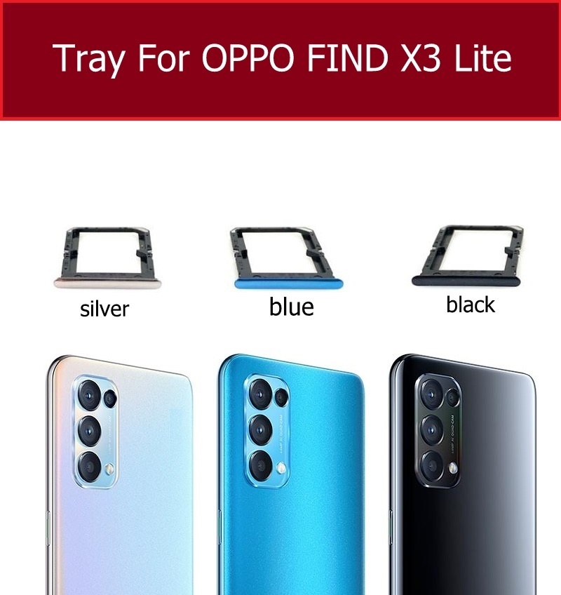 SIM Karte Tablett Halfter Slot Für OPPO Finden X3 Lite Sim Leser Karte Buchse Adapter Ersatz Reparatur Teile