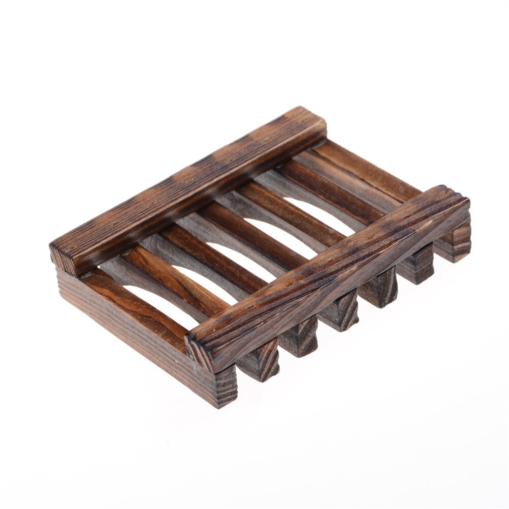 12Styles Natural Carbide Wood Soap Dish Wooden Soap Container Travel Wood Soap Box Shower Plate Bathroom Soap Holder