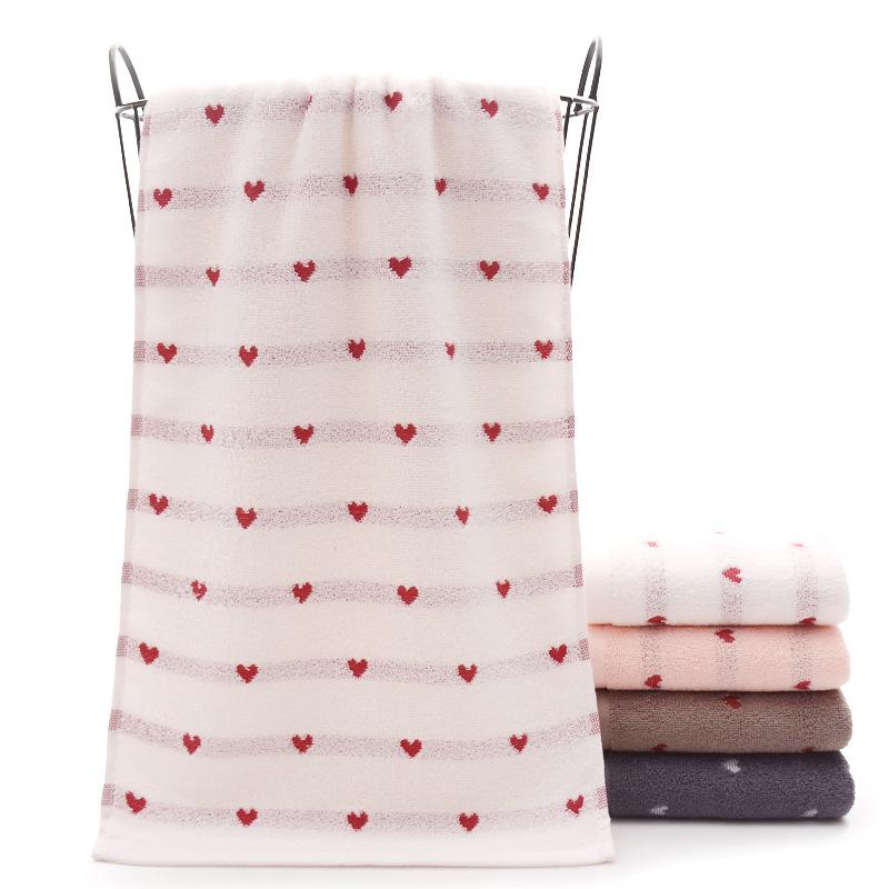 Heart-Shaped Bath Towels For Adult Cotton Soft Towels Home Child Towel Face Towel Couple Bath Toallas Towels Bathroom Toalla: 4