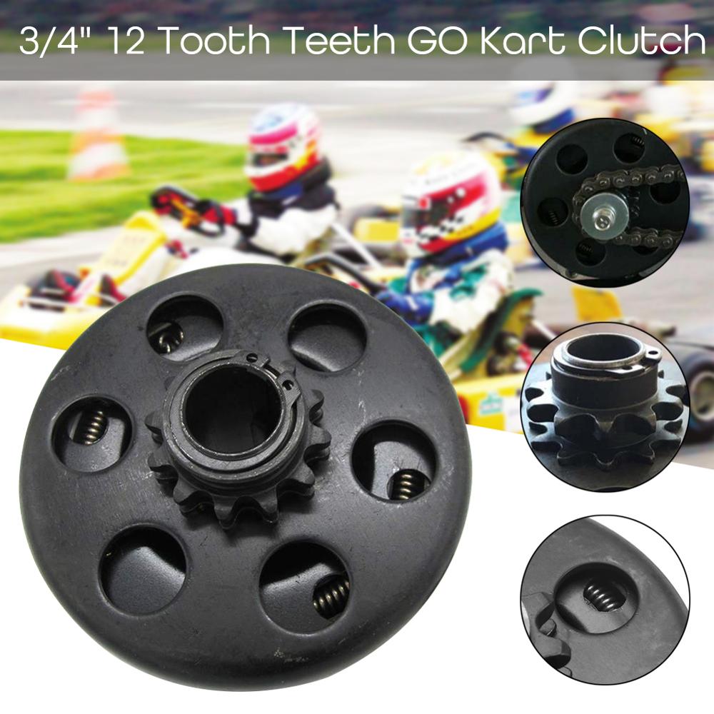 3/4" 12 Tooth Teeth 19mm GO Kart Fun Centrifugal Automatic Clutch 350 Chain for Karting