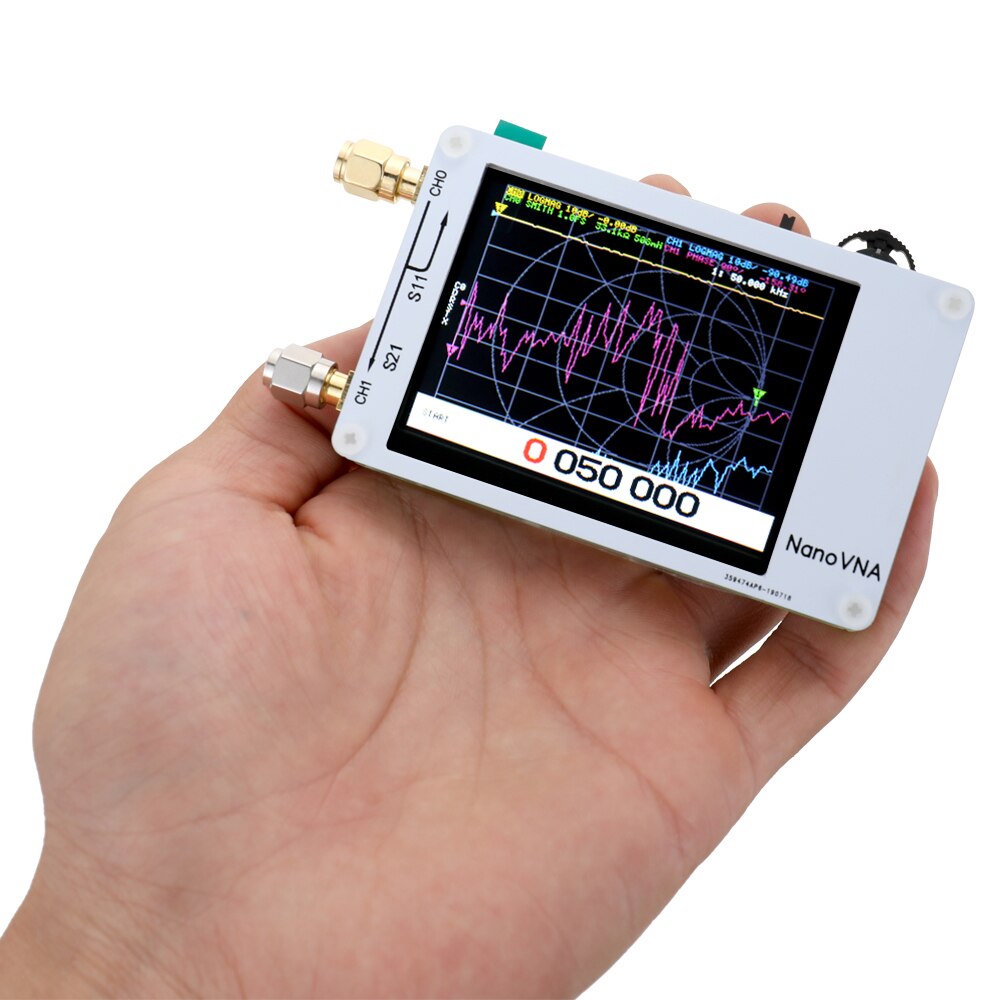 Nouvel analyseur de réseau vectoriel NanoVNA écran tactile numérique ondes courtes MF HF VHF UHF analyseur d'antenne onde debout avec batterie