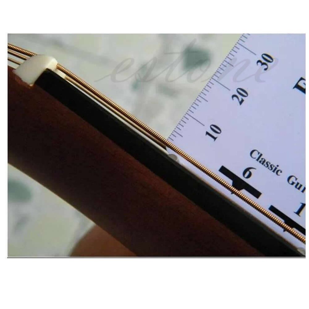 Guitar Bass Fritz Ruler String Pitch Ruler Action Ruler Card Vernier Caliper Guitar measuring card