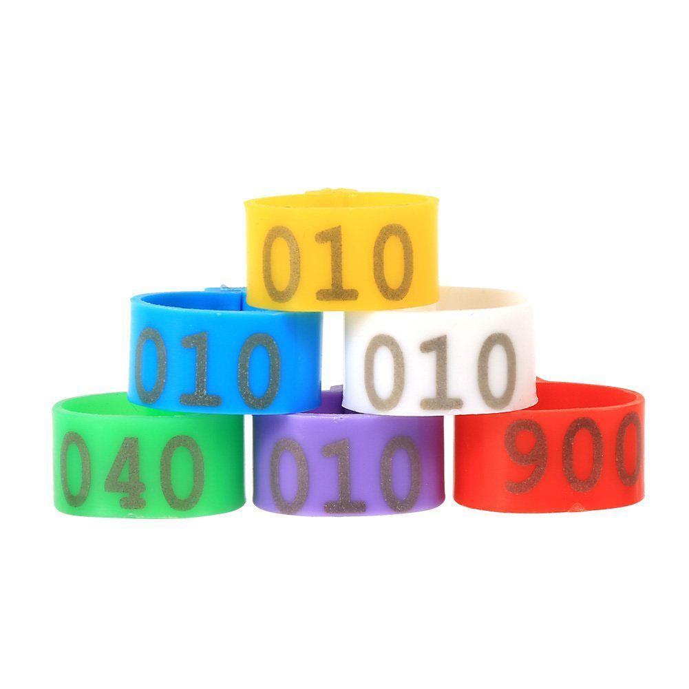 Bagues D'identification Pour Poules - Lot De 50, 5 Couleurs, Diamètre 16mm, Clip Rapide - 14