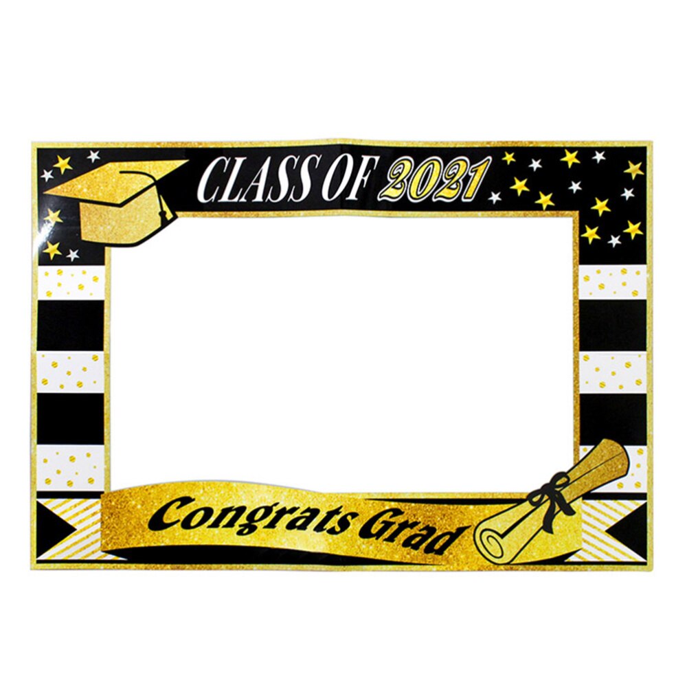1Pc Graduation Season Photo Frame Prop Party Photo Frame Selfie Props