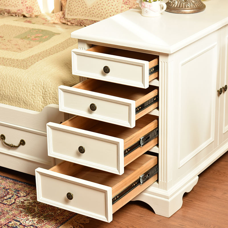 Cabinet Sliding Rail 10"-20"Steel Drawer Slides Soft Close Track Cushioned Silent Closing Three Section Sliding Rails Axis Slide