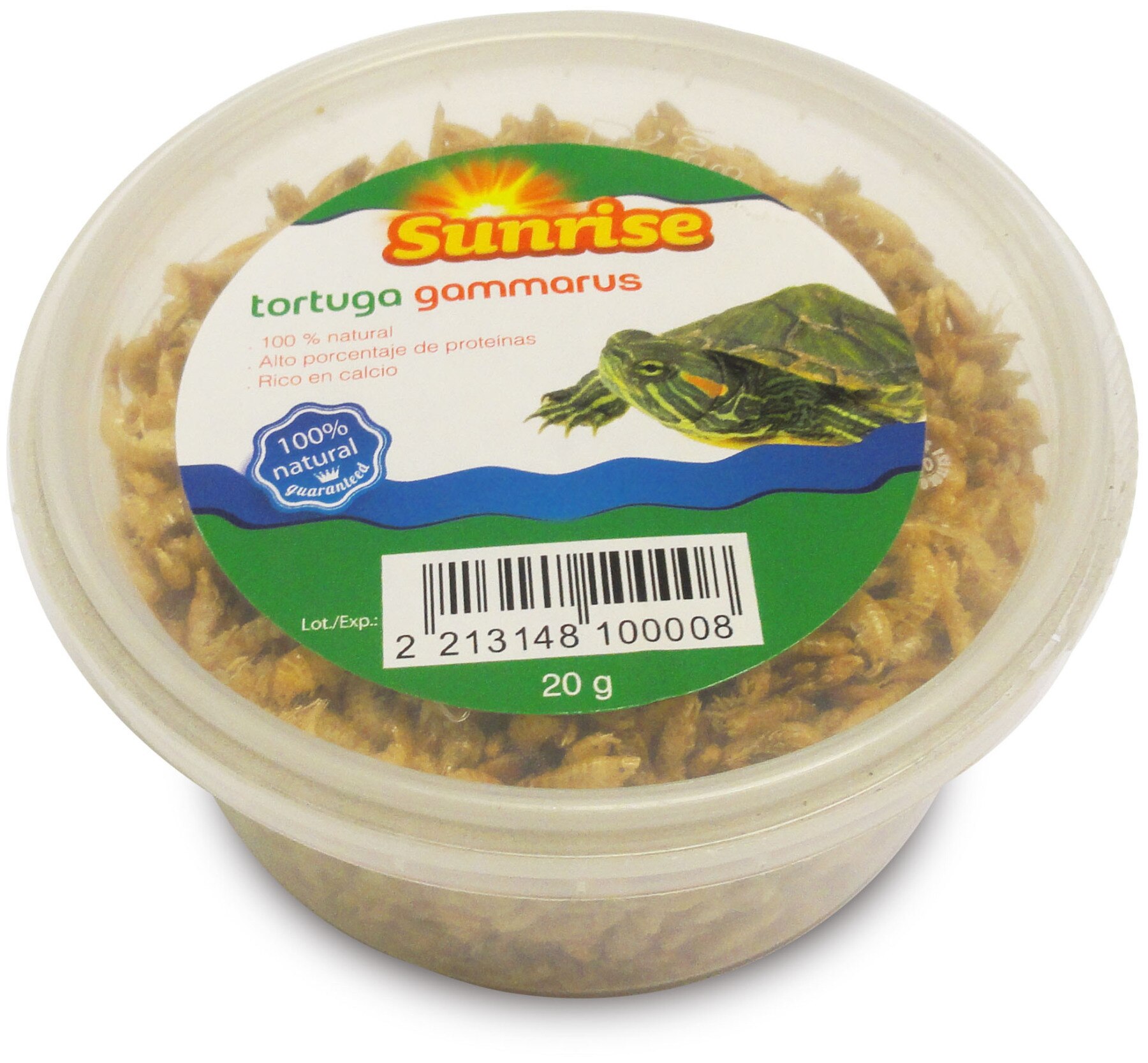 Sunrise Gammarus Turtle Food 20 GR