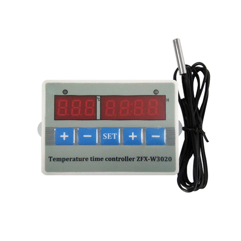 12v/ 24v /220v Digital Thermostat Temperature Controller Switch ZFX-W3020 Timing Temperature Control Switch