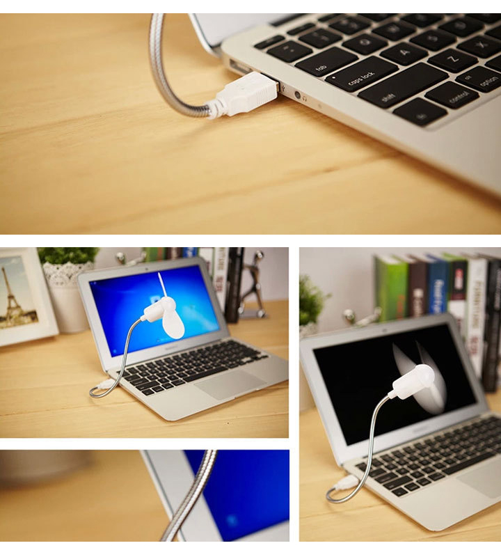 Mini usb ventilator flexibele koelventilator mini laptop pc draagbare koeler flexibel bureau desktop notebook voor laptop desktop pc computer