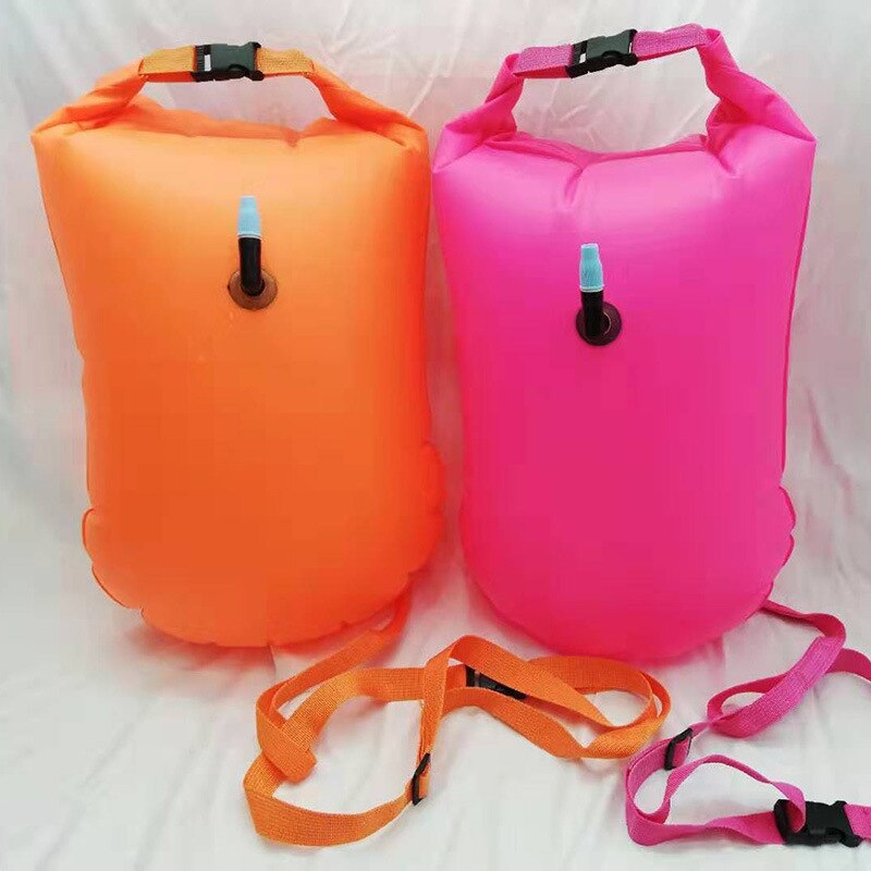 20l ultraleichte sicherheitsbojen für offene gewässer, schwimmbeutel für schwimmer, triathleten, schnorchler und surfer