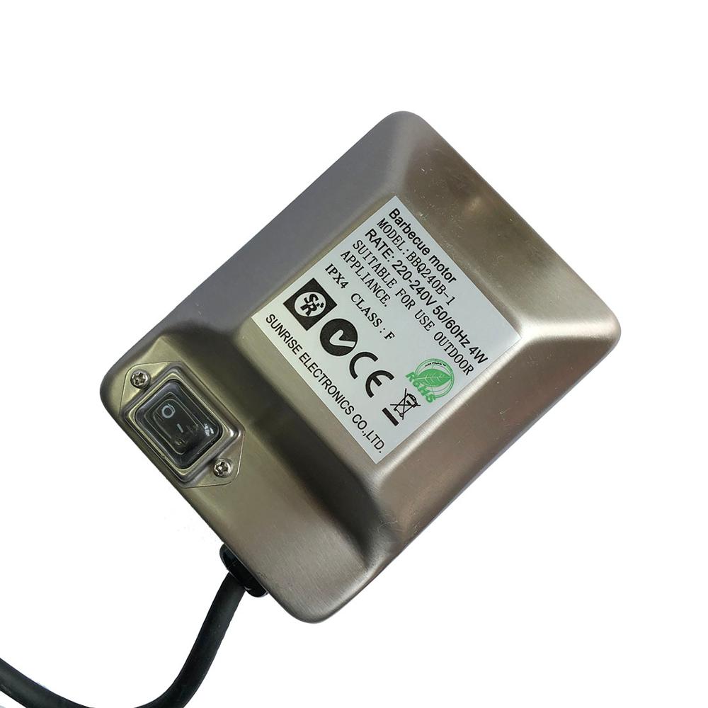 240V BBQ Motor 2.5rpm Rotator BBQ Grill Motor Outdoor Barbecue Tool Accessories