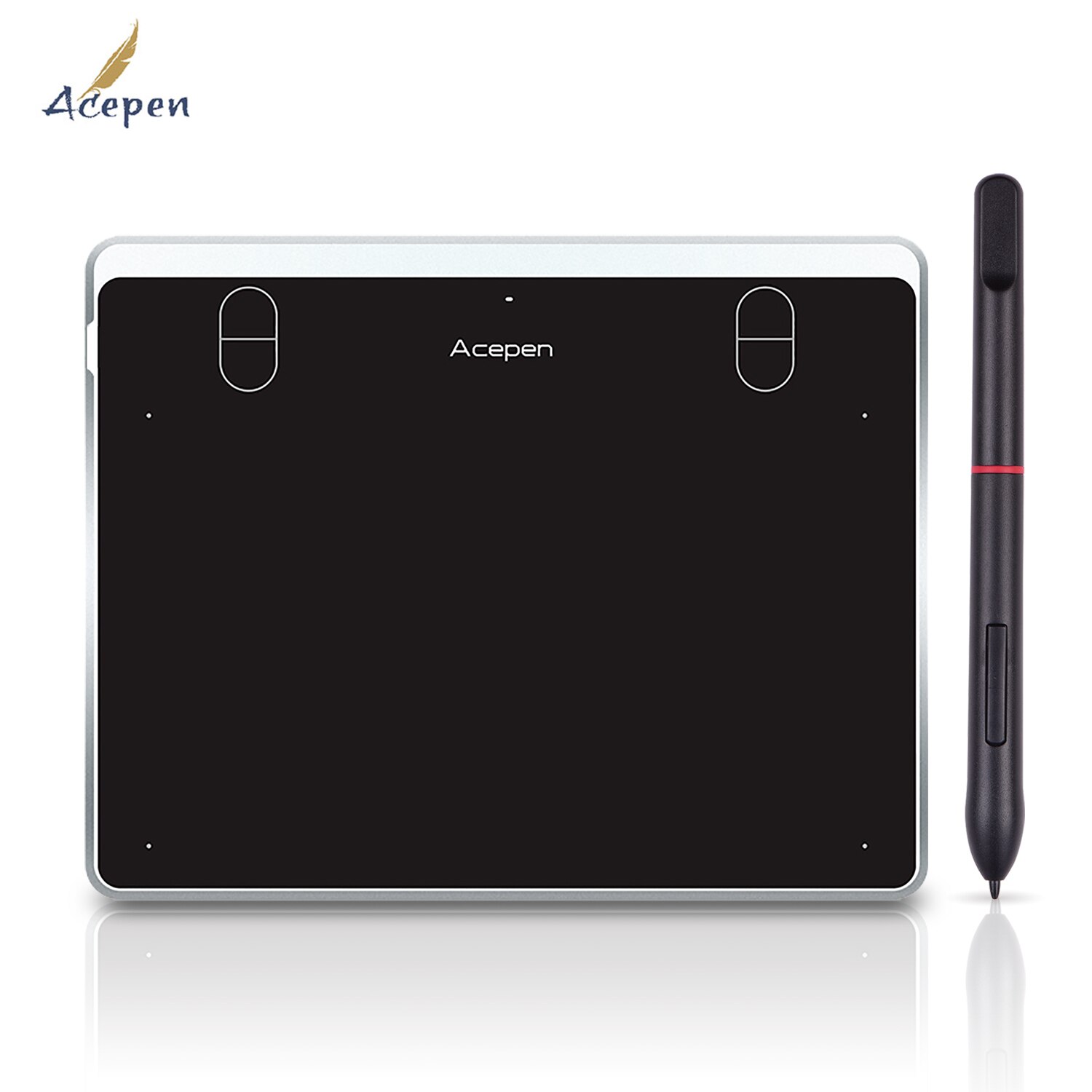 Acepen AP604 Digital Graphic Drawing Tablet 6*4 Inch ActiveArea Ultra-Thin Drawing Board Kit Passive Stylus 8192 Levels Pressure