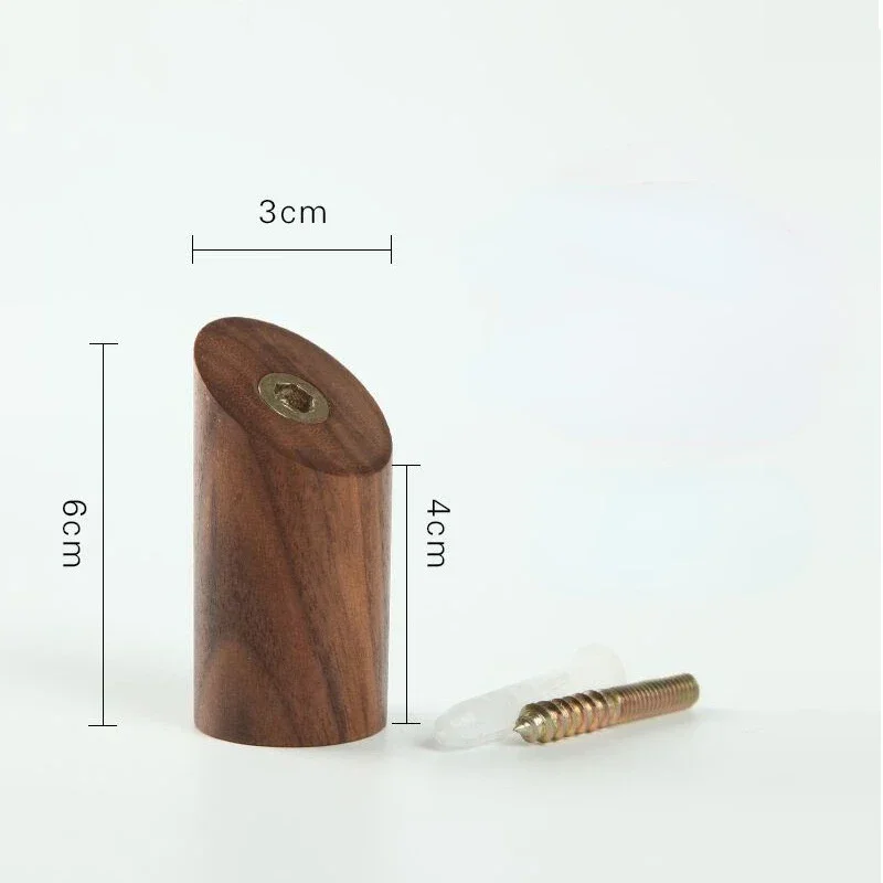 Cintre mural en bois naturel pour vêtements, porte-manteau décoratif, porte-clés, chapeau, écharpe, sac à main, rangement, HOT1: Bronze