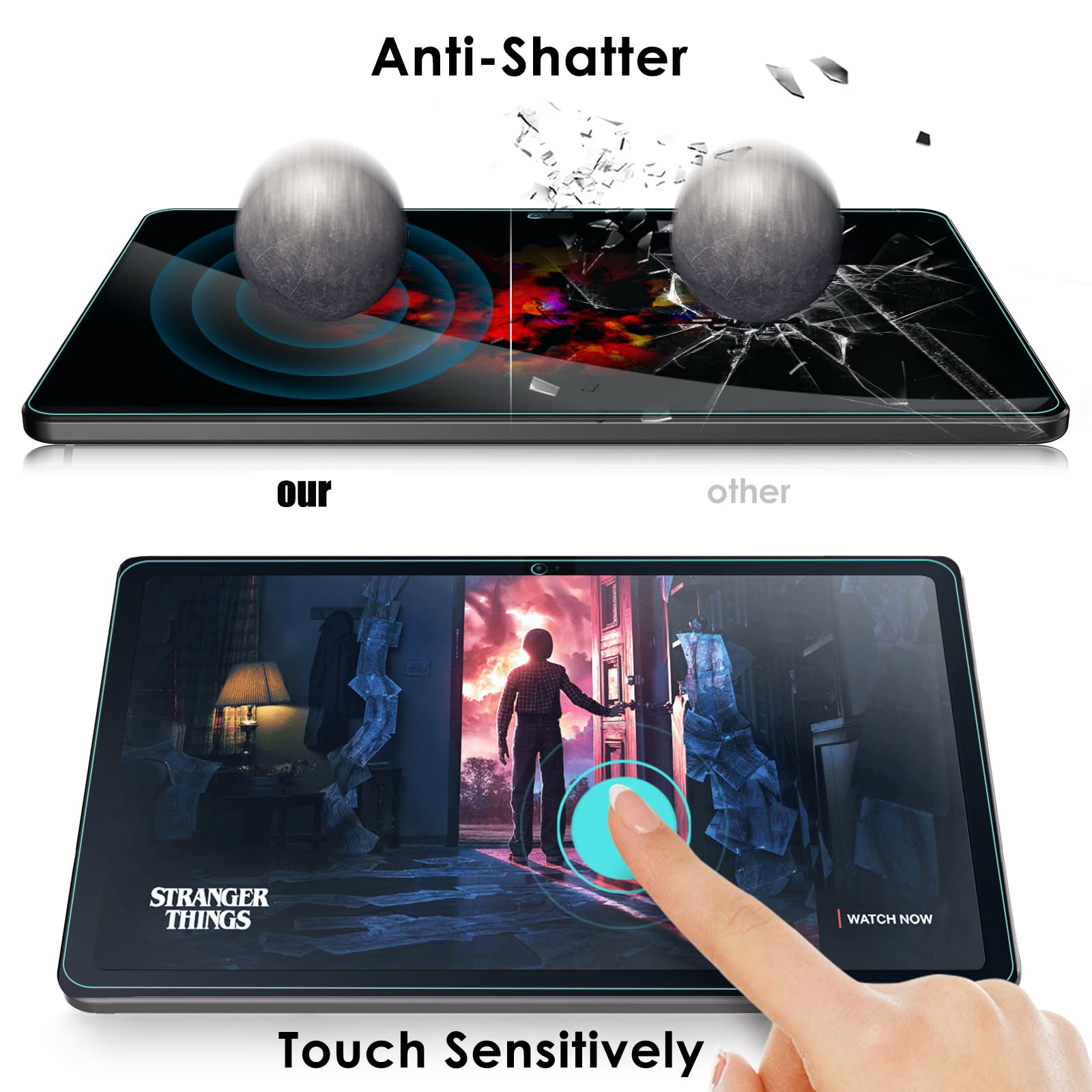 Screenprotector voor Redmi Pad SE (11 inch) 2023 9H hardheid Helder Anti-kras Gehard glasfilm voor Xiaomi Redmi Pad SE 11"