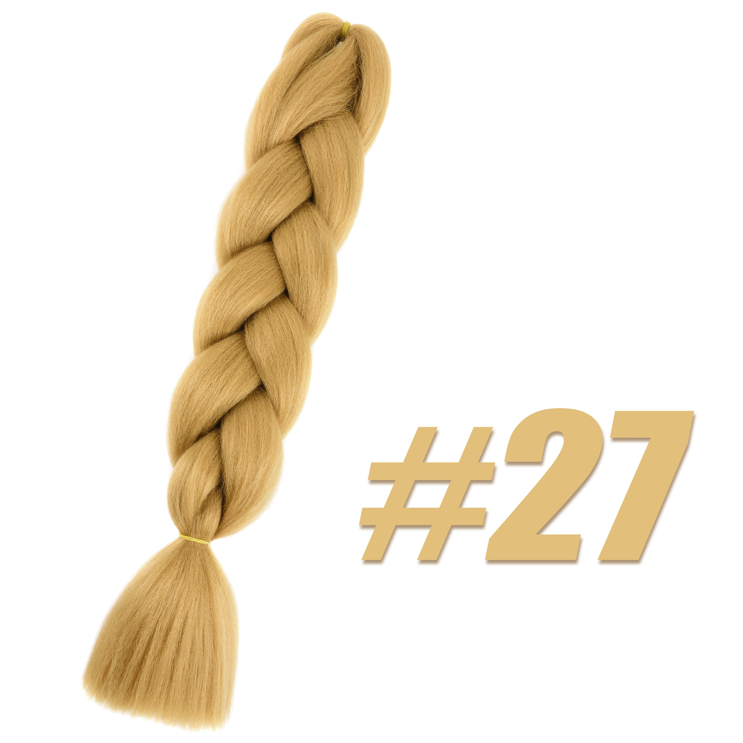 Capelli sintetici Kanekalon tutto'uncinetto Intrecciare i capelli pre allungati Ricci jumbo Trecce Estensioni Accessori per capelli per trecce per ragazze