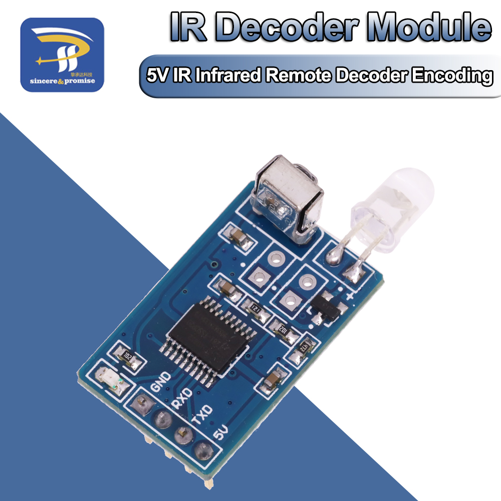 5V IR Infrarot Fernbedienung Decoder Encoding Sender & Empfänger Drahtlose Modul Für Arduino