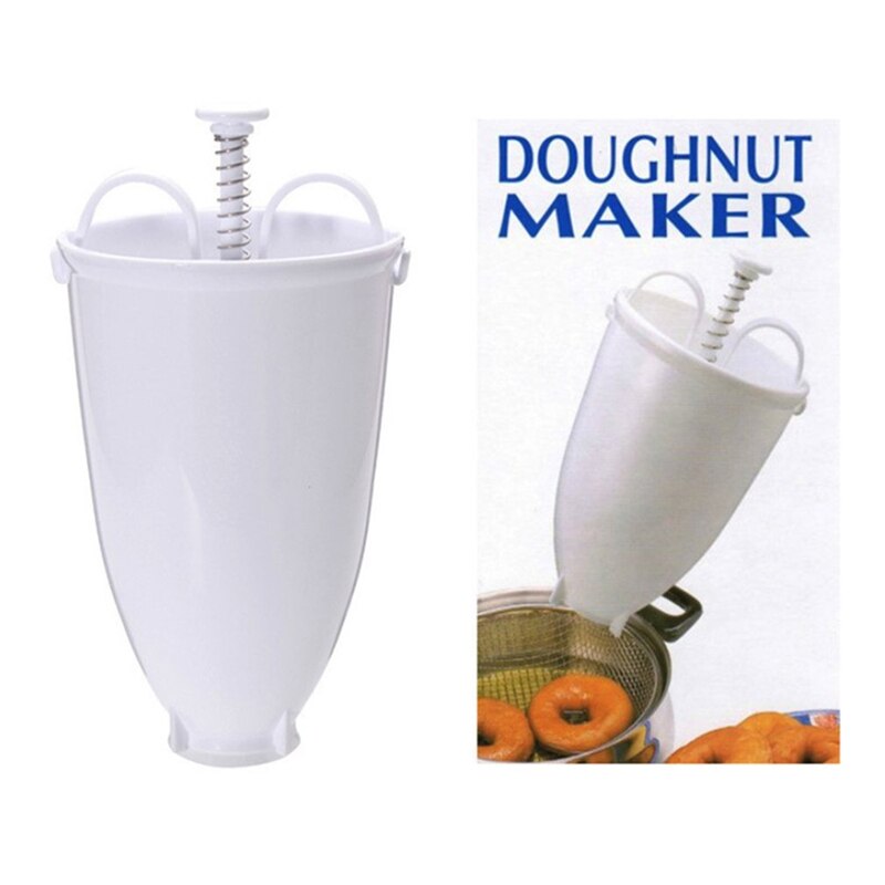 Distributeur de donuts en plastique, 1 pièce, moule à donuts, pour faire des donuts, des gaufres arabes, des gâteaux, outil de cuisine