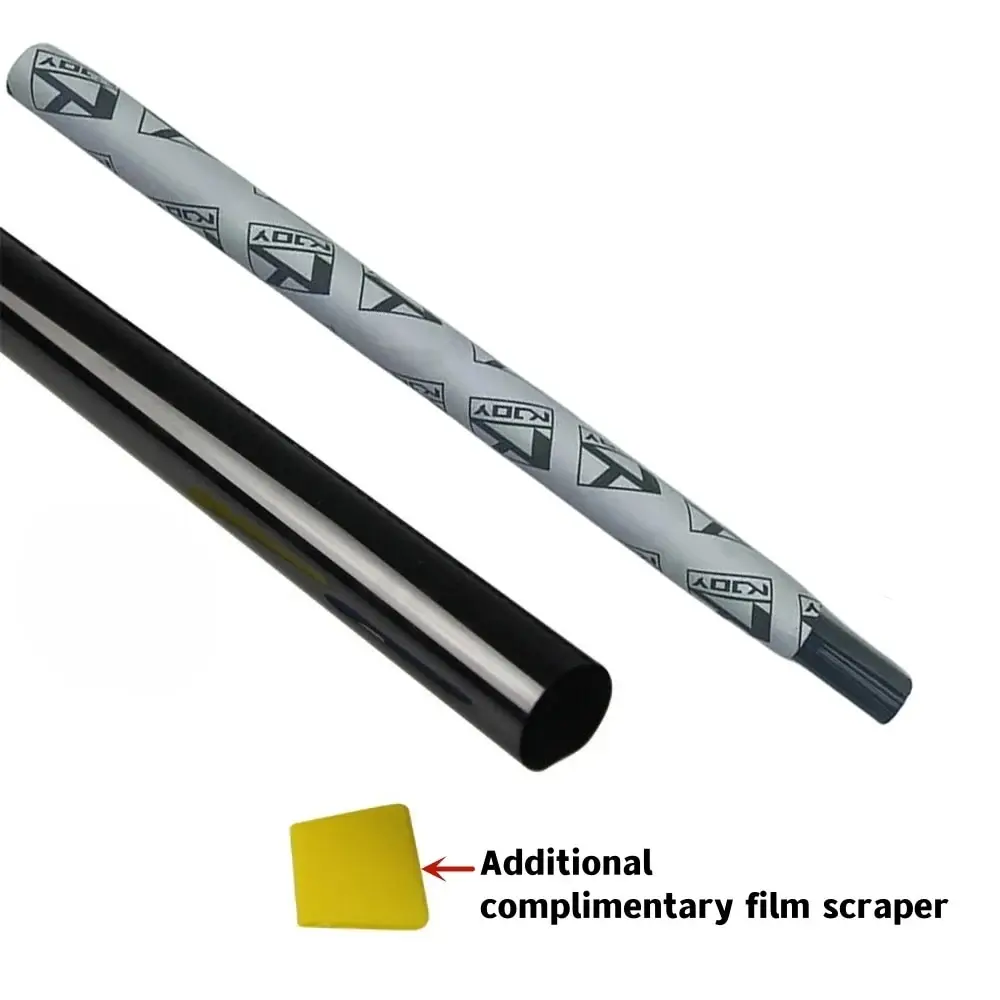 Láminas negras para ventana de coche VLT de 3M x 50CM, película tintada para ventana de casa, Protector Solar UV, películas adhesivas, caja de palo de algodón perlado PAC