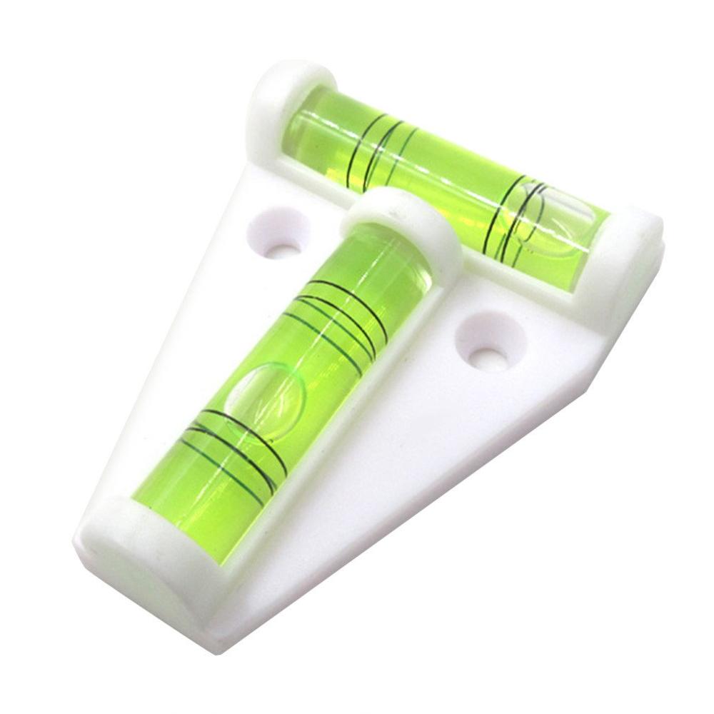 Accessoire de Mesure de Niveau à Bulle de Type T en Plastique, Ajusteur Vertical et Horizontal pour Remorque, Bateau et Camping-car, 1 pièce