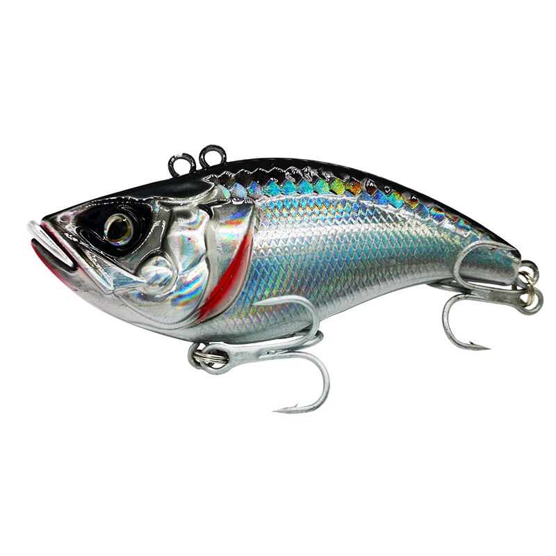 Longtour Megasonic vabration VIB lure Strike Pro Bass Fishing Deep CastingBait: Silver scale