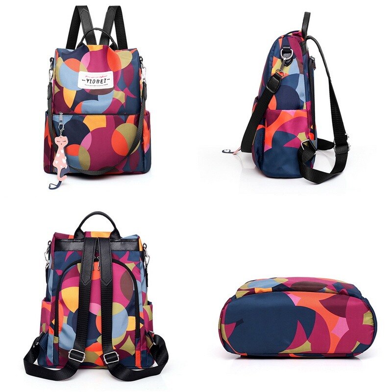 frauen Rucksack PU Leder Rucksack Reise Schulter Tasche Mädchen Anti-Diebstahl Bunte Rucksack Für Teenager tasche