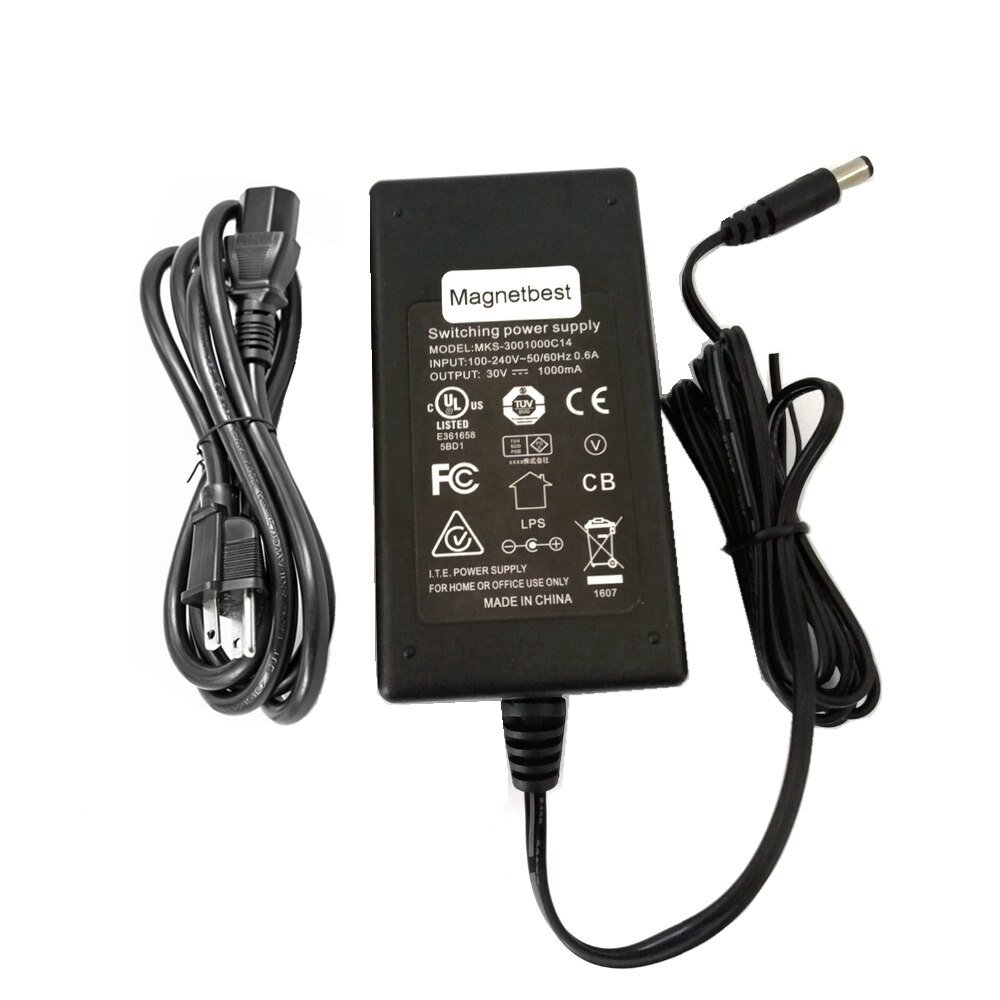 30V 1A Replacement AC Adapter for BOSCH Athlet BCH625KTGB/01 BCH62550G Cordless Vacuum Cleaner Battery Power Supply Charger