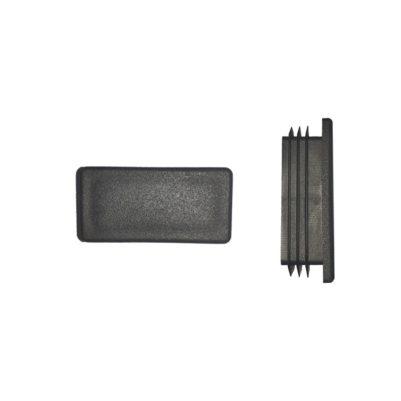 100pcs Black Plastic Tube Plug Blanking End Cover Cap Pipe Tube Cap Insert Plugs Bung Furniture Table Chair Protector