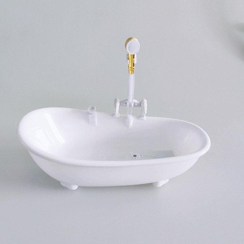 Doll House Automatic Circulating Water Bathtub Bathroom Accessories V2T7