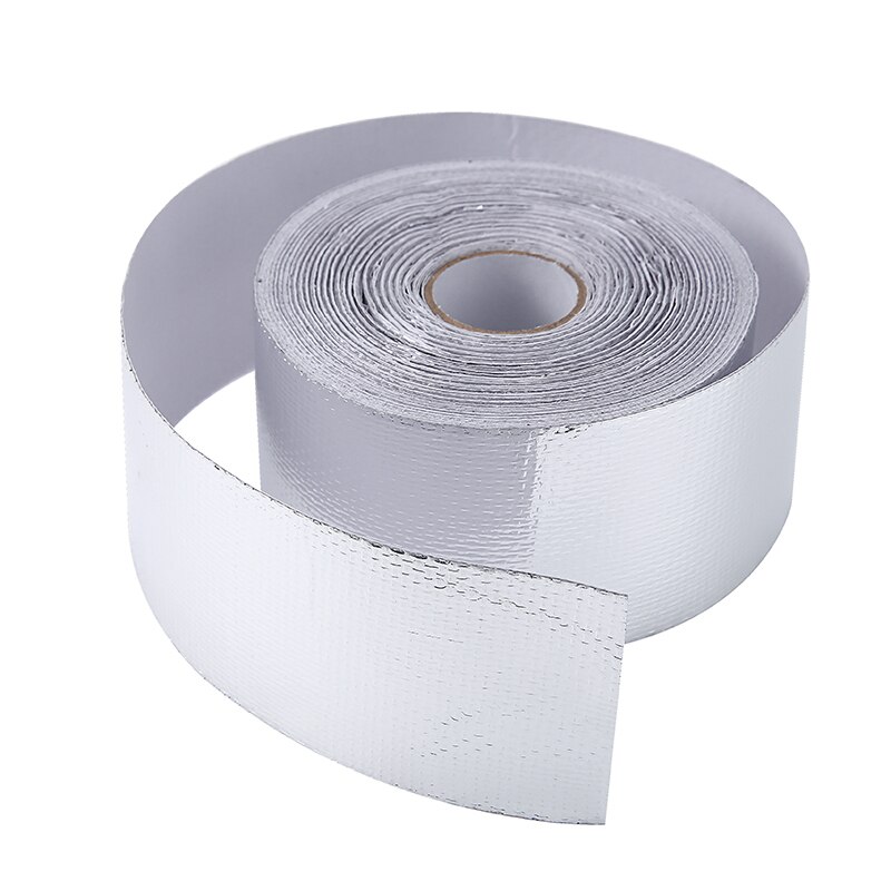 25M*5cm Exhaust Heat Wrap Manifold Downpipe High Temp Heat resistant 450 Celsius Bandage Tape for Repair Seal Leak Pipe