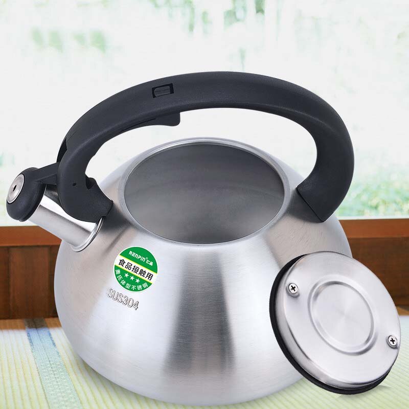 STAINLESS STEEL KETTLE HOME LARGE CAPACITY BOILING WATER UNIVERSAL STOVE 3L