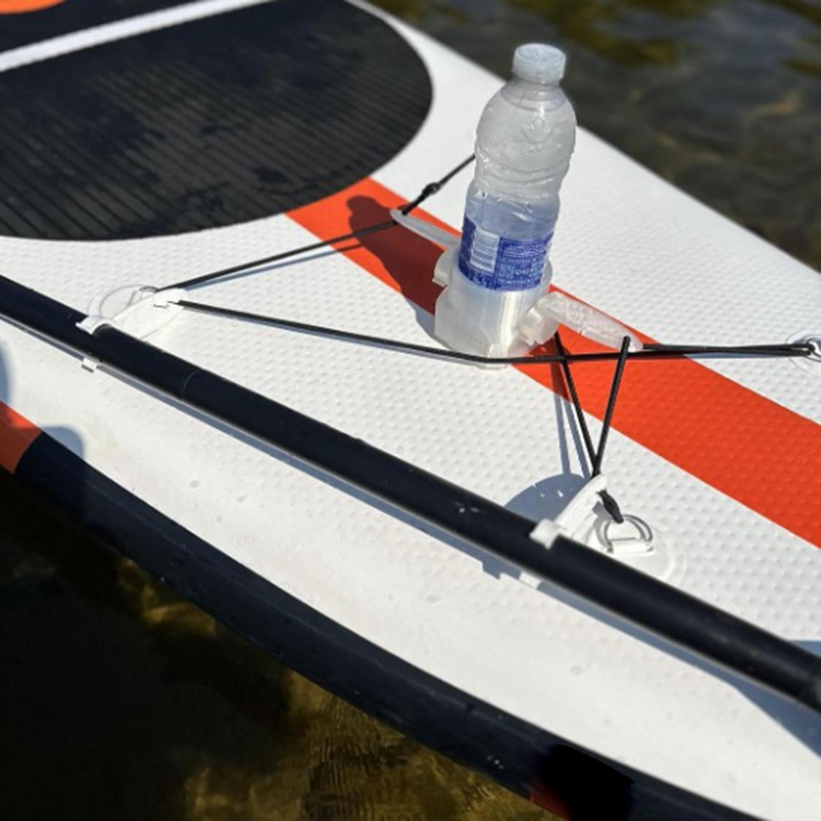 2 Stück Stand Up Paddle Board Clips Doppelpadel Board Halter Erweiterbare Befestigungsklemmen für Kajakfahren Wassersport Zubehör
