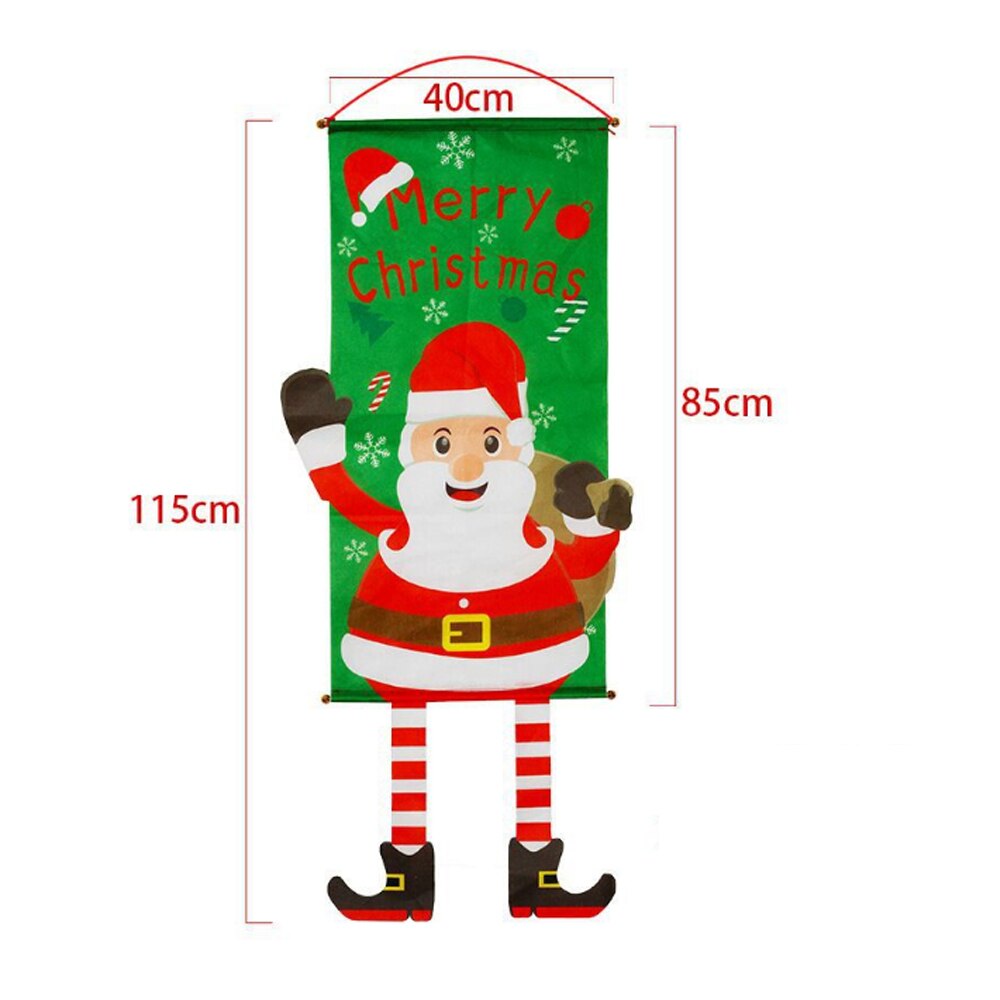 Christmas Fabric Wall Hanging Scroll Scroll Drawing Picture Restaurant Wall Fabric Hanging Hanging Cloth Multi-style