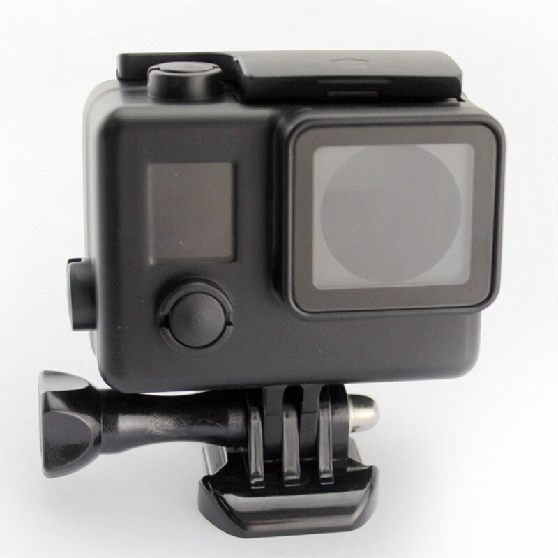 Onderwaterduik zwarte waterdichte behuizing harde hoes voor gopro hd hero 4/3+  action camera accessoires