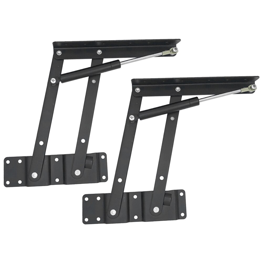 1 par de herrajes para muebles del hogar café mesa con elevación Estructura de bisagra amortiguador hidráulico habitación escritorio plegable Universal soporte