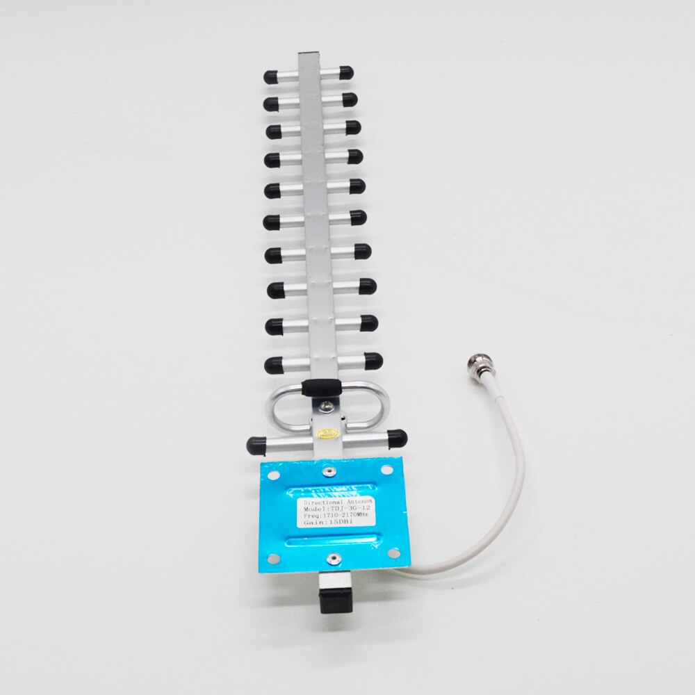 Antena exterior Yagi 1800-2100 Mhz, alta ganancia, 15dbi, 3G, 4G, LTE N hembra, 3G, 4G, repetidor, 1710