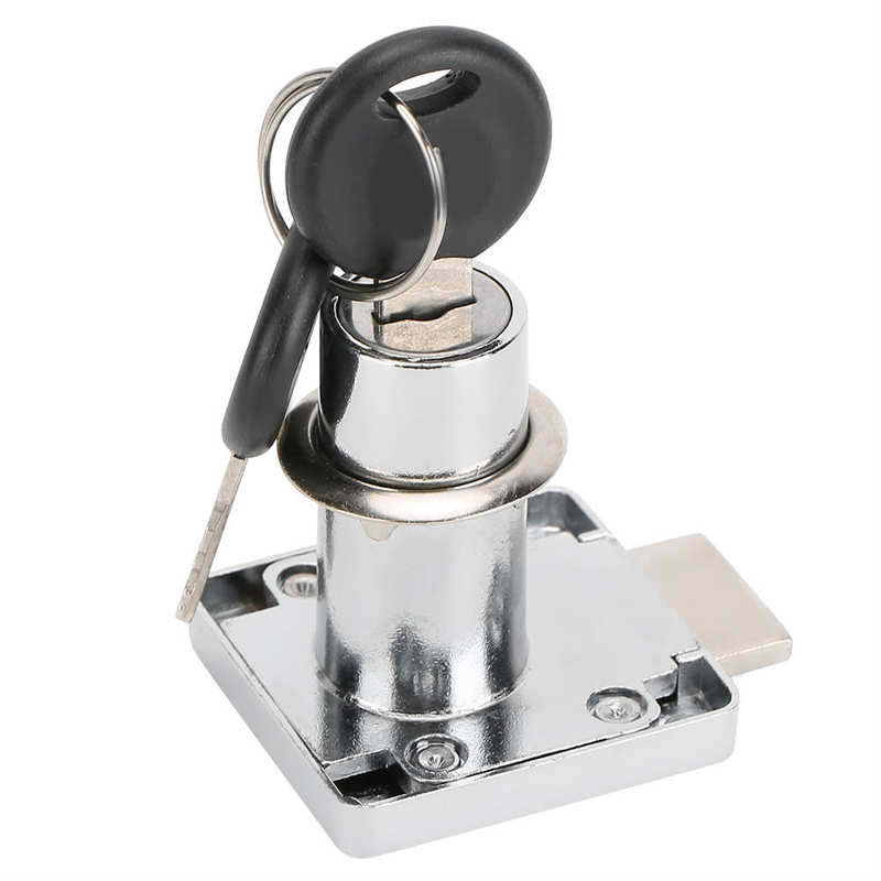 3Pcs/Set Desk Drawer Lock with Key Office Cabinet Wardrobe Mailbox Door Lock Hardware Accessory Household Supplies