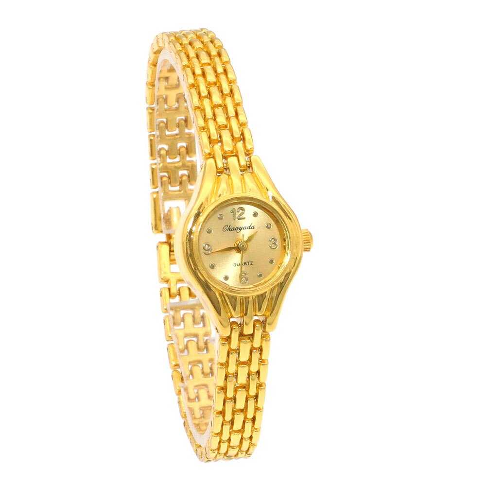 Gold Women Bracelet Watch Mujer Golden Relojes Small Dial Quartz Watch Popular Wristwatch Hour female ladies watches