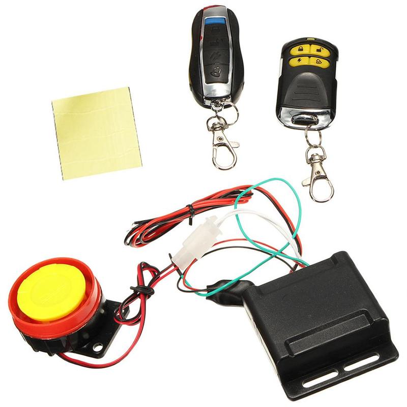 Pédale d&#39;alarme de moto, 12V, véhicule tout-terrain, petite couverture universelle, hôte Ultra, télécommande, Push P9U7: Default Title