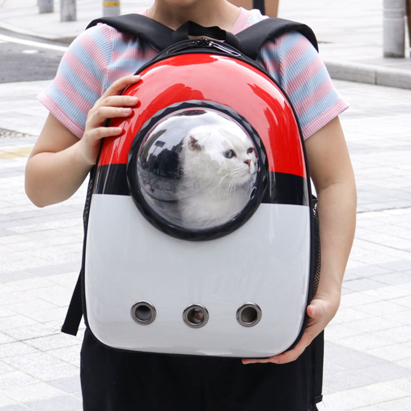 Outdoor Astronaut Bubble Portable Window Cat Travel Bag Breathable Space Capsule Carrier Pet Backpack For Cat Dog