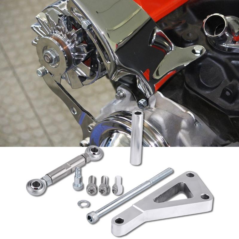 Alternator Generator Bracket Kit Water Pump Lwp Bracket Set Polished Aluminum Engines Parts For