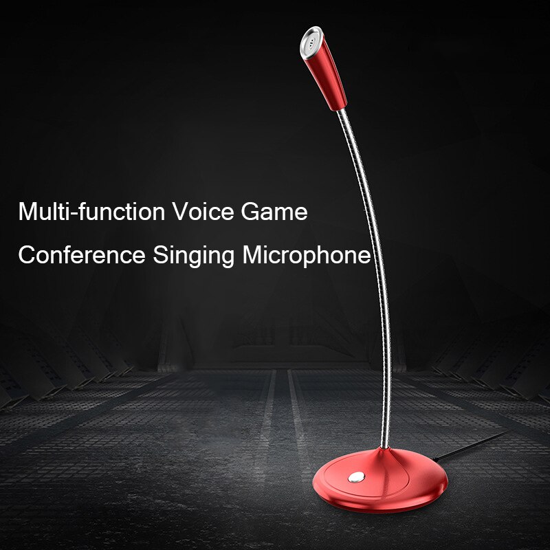 360° Recording Condenser Microphone USB 3.5 AUX HD Noise Reduction Noise Removal Omnidirectional Calling Conference Microphone