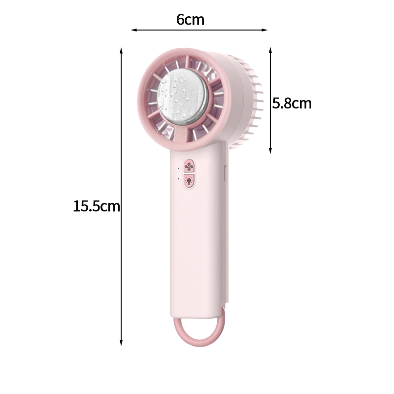Upgraded Electric Mini Fan Refrigeration Handheld Fan USB Rechargeable Portable Cooling Fan Air Cooler: Burgundy