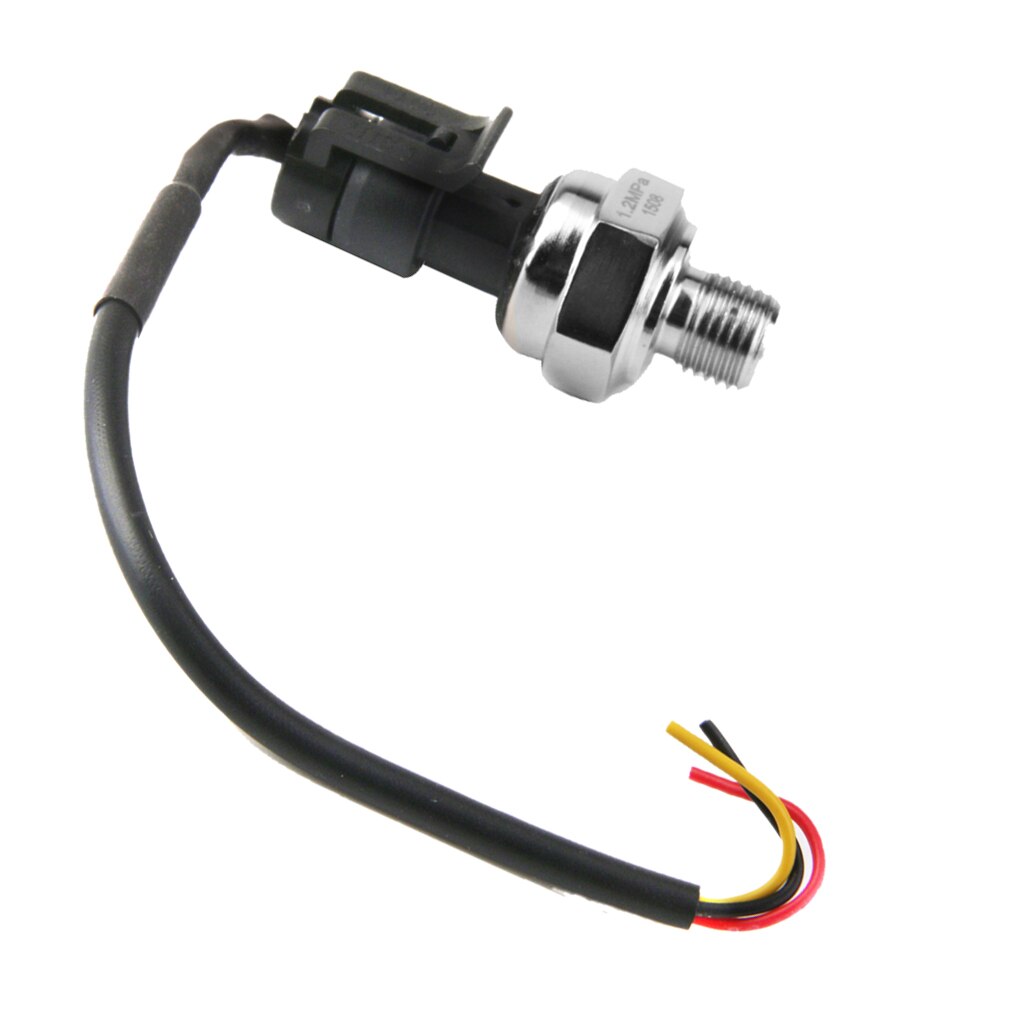 G1/4inch Transducer Sensor 0-1.2MPa for Hydraulic/Pneumatic Pressure Gauge Oil Air Pressure Sensor 17cm